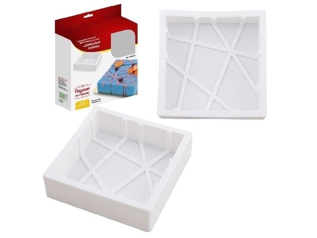 Силиконовая форма для муссовых тортов Изящные линии VL80-310